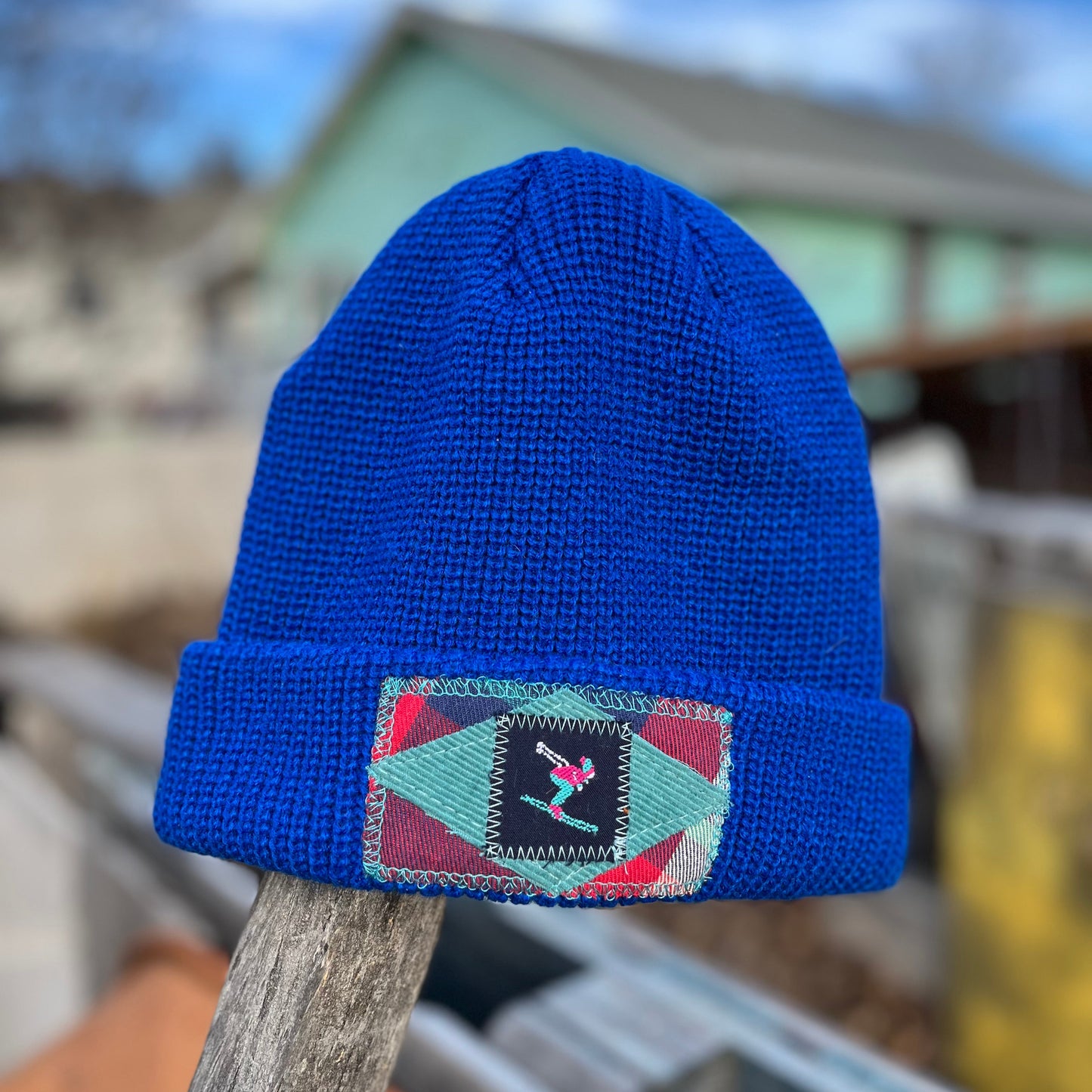 Blue Beanie - Ski