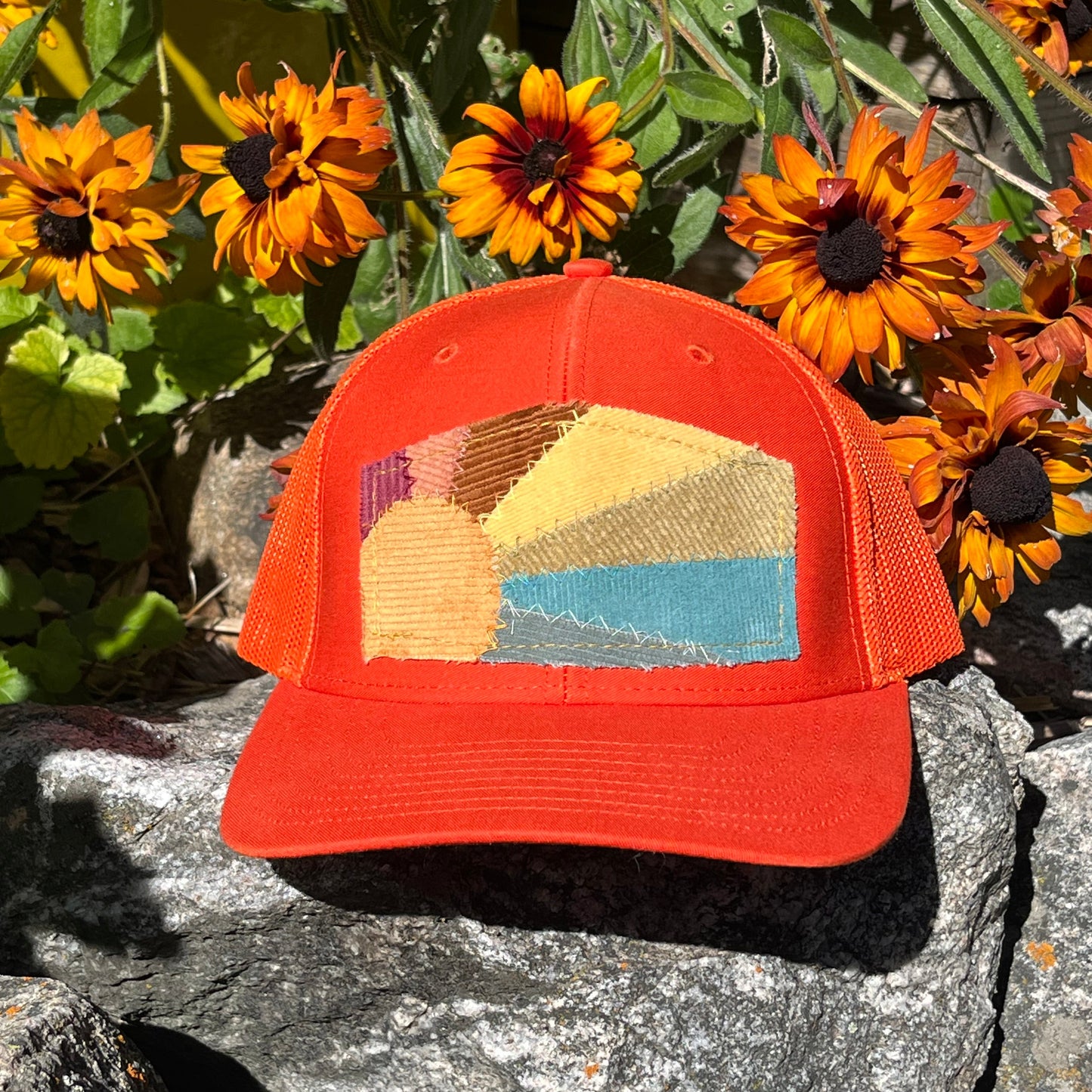 Orange Baseball Hat - Sun
