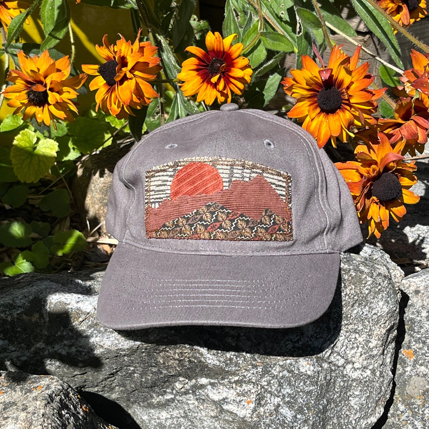 Grey Dad Hat - Mountain