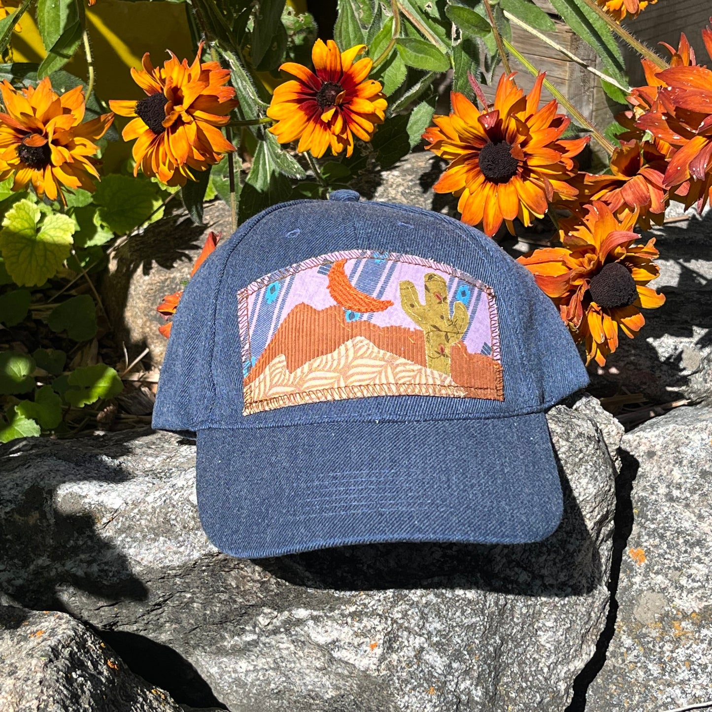 Blue Baseball Hat - Desert