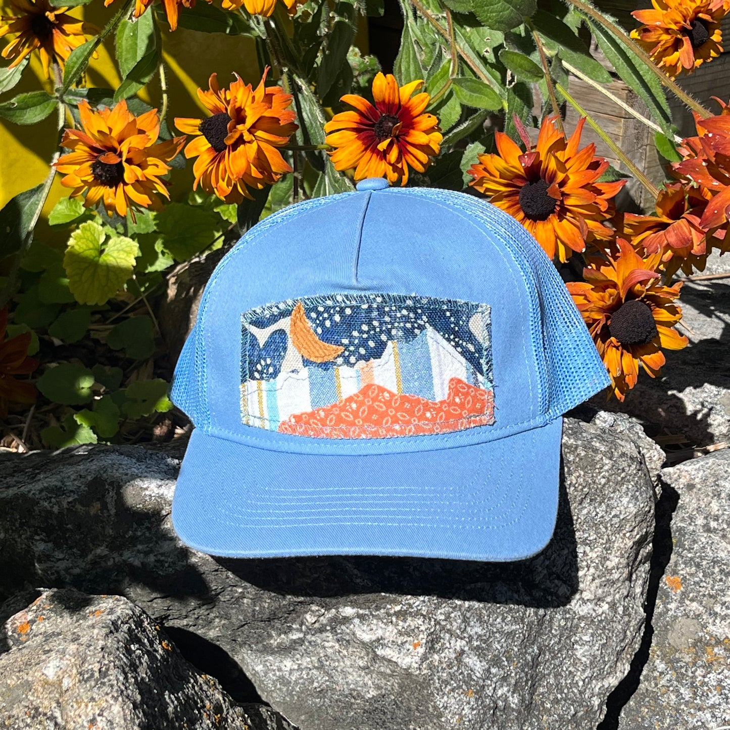 Light Blue Baseball Hat - Mountain
