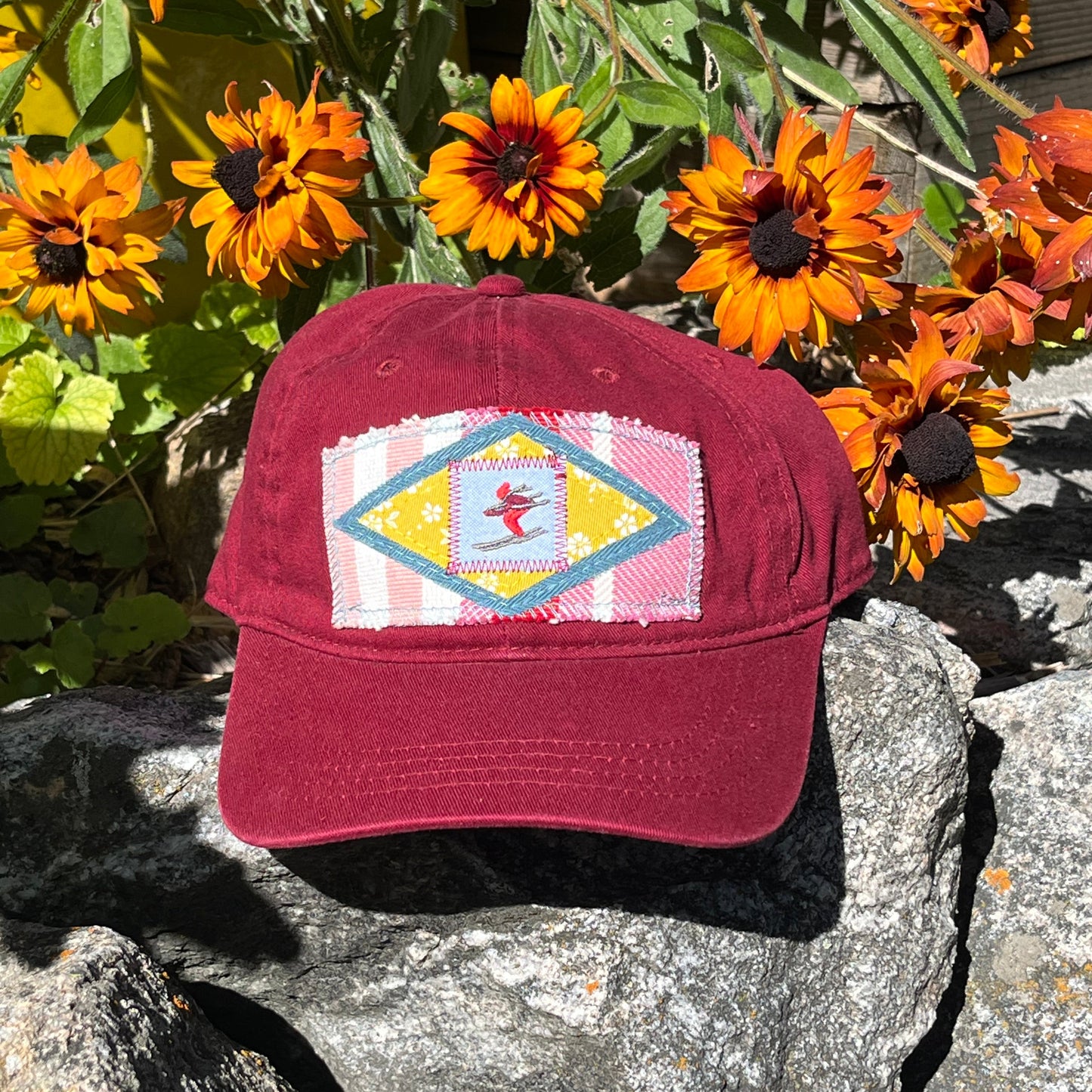 Maroon Dad Hat - Ski