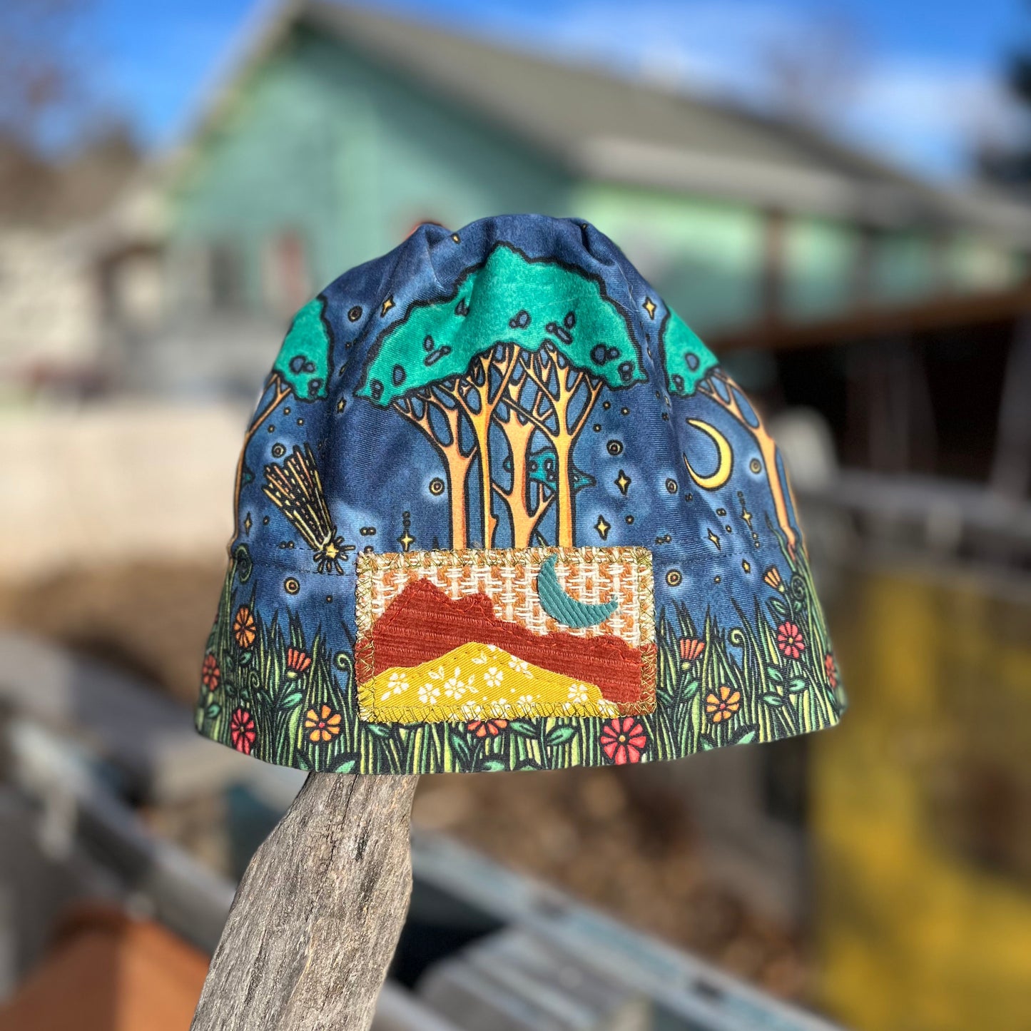 Flowers and Trees Beanie - Mountain