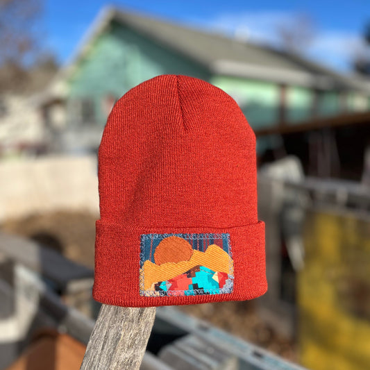 Paprika Red Beanie - Mountain